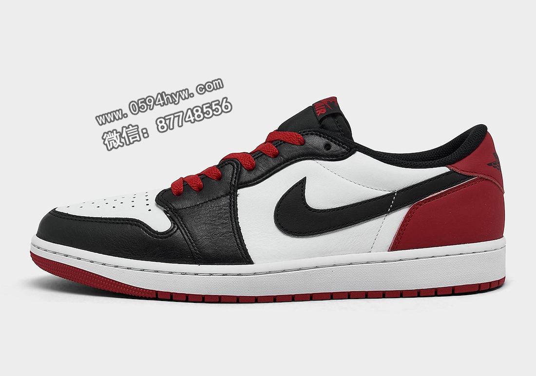 Air Jordan 1 Low OG“Black Toe”7月28日发布