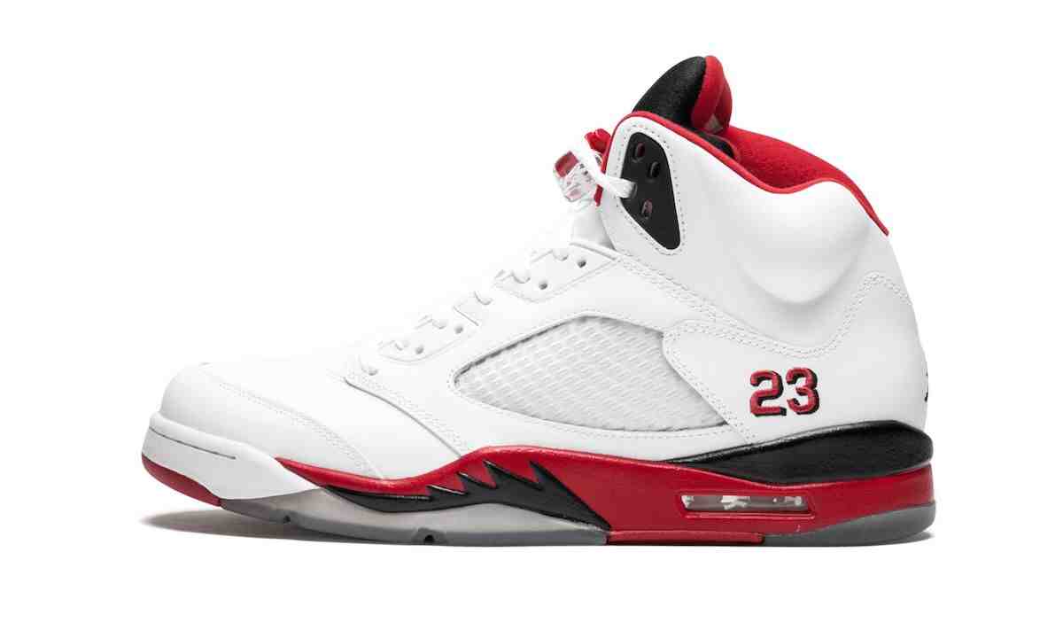 Air Jordan 5 Fire Red Black Tongue 2013 136027-120