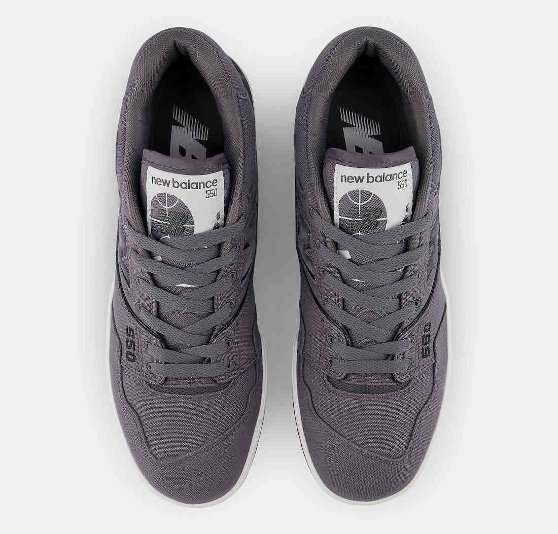 New Balance 550 Grey Canvas Release Date BB550CVB