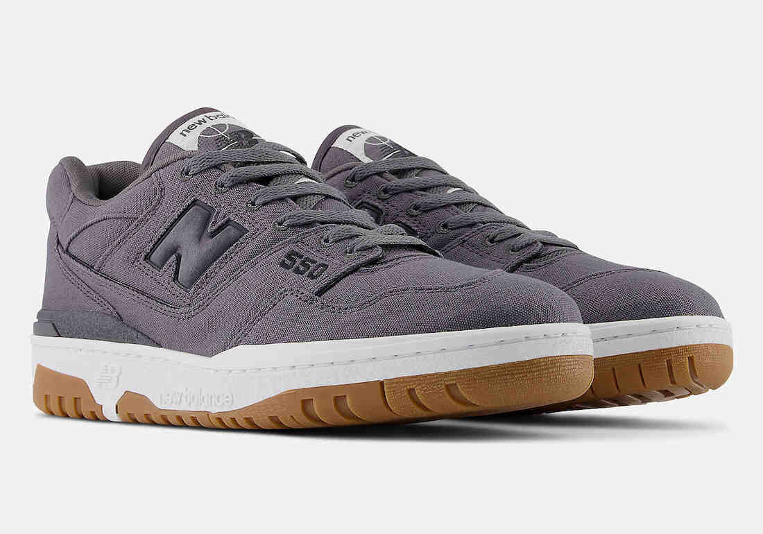 New Balance 550 Grey Canvas BB550CVB