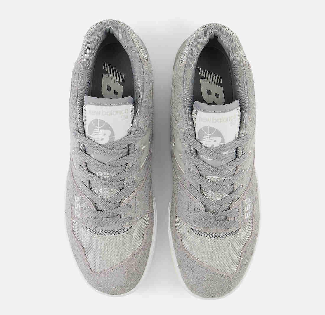 New Balance 550 Grey Suede