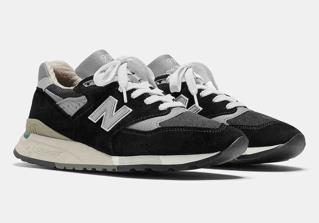 New Balance 998 Made in USA Black Grey U998BL