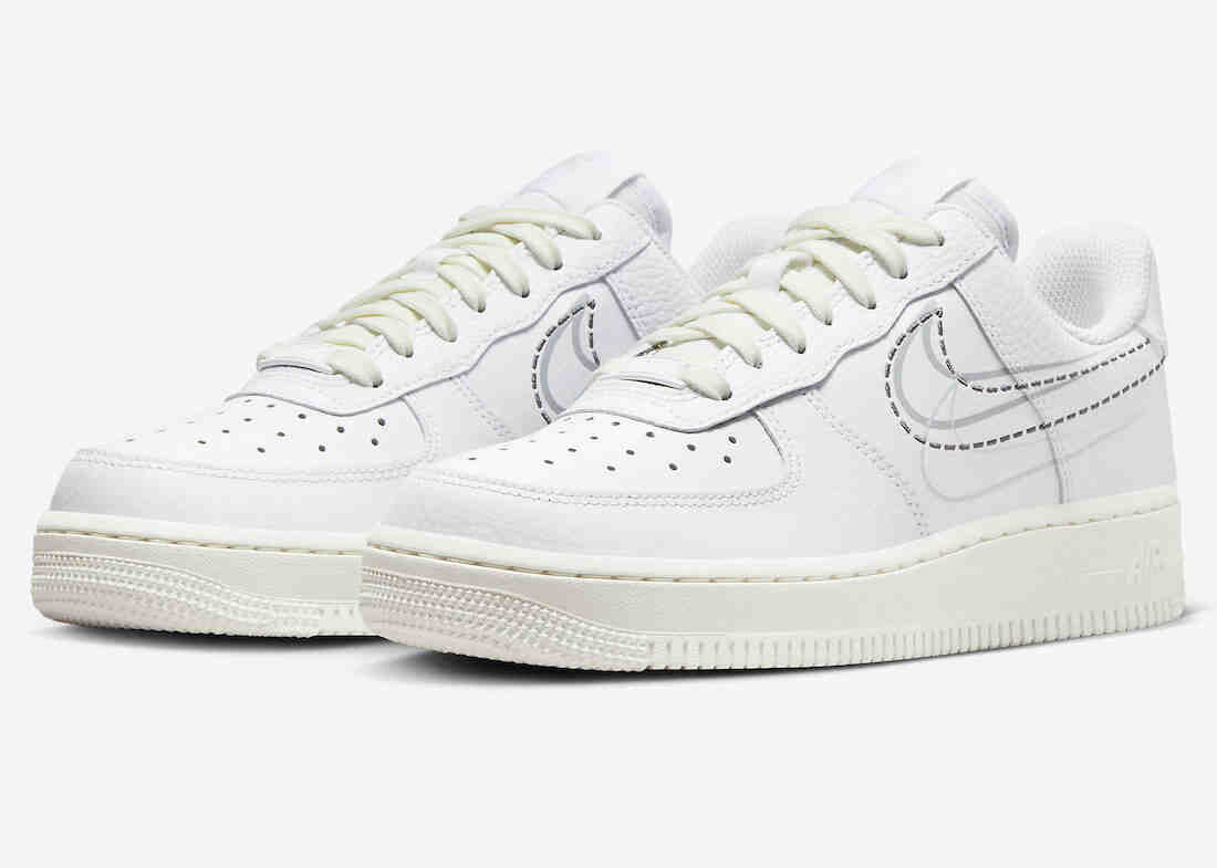 Nike Air Force 1 Low Multi-Swoosh White Sail FV0951-100