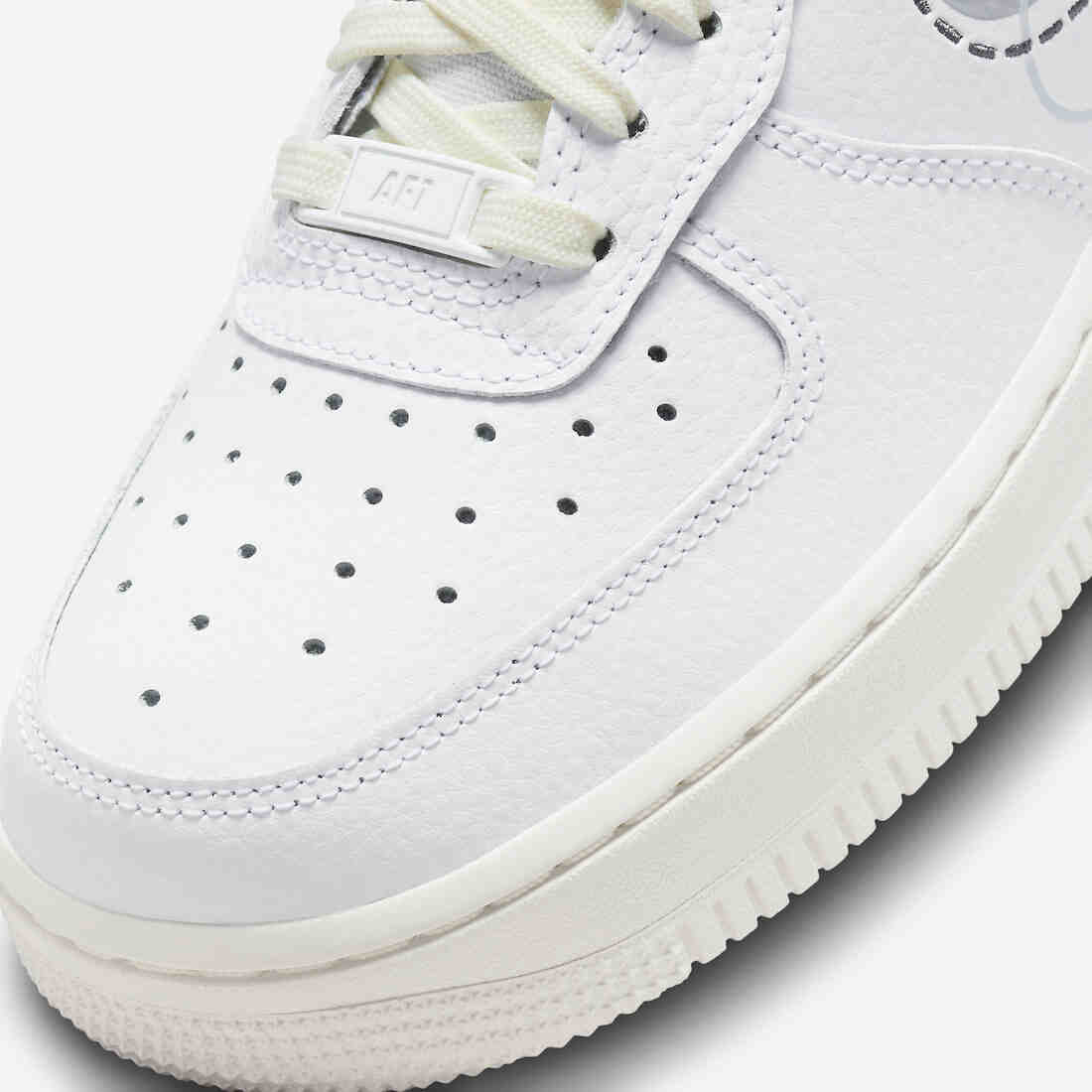 Nike Air Force 1 Low Multi-Swoosh White Sail FV0951-100