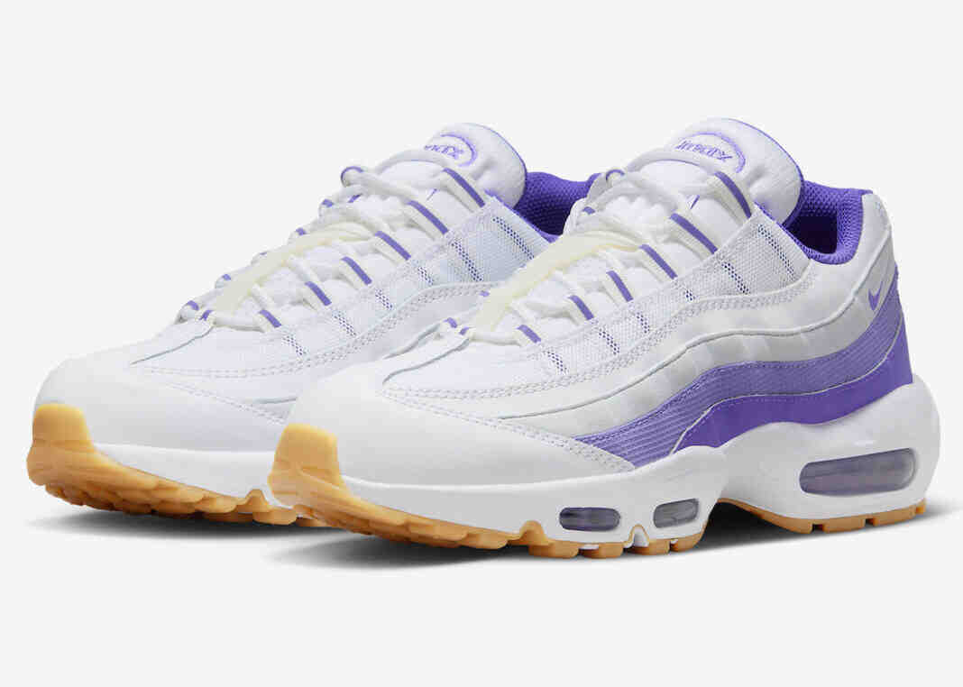 紫色调的Nike Air Max 95配上胶质鞋底