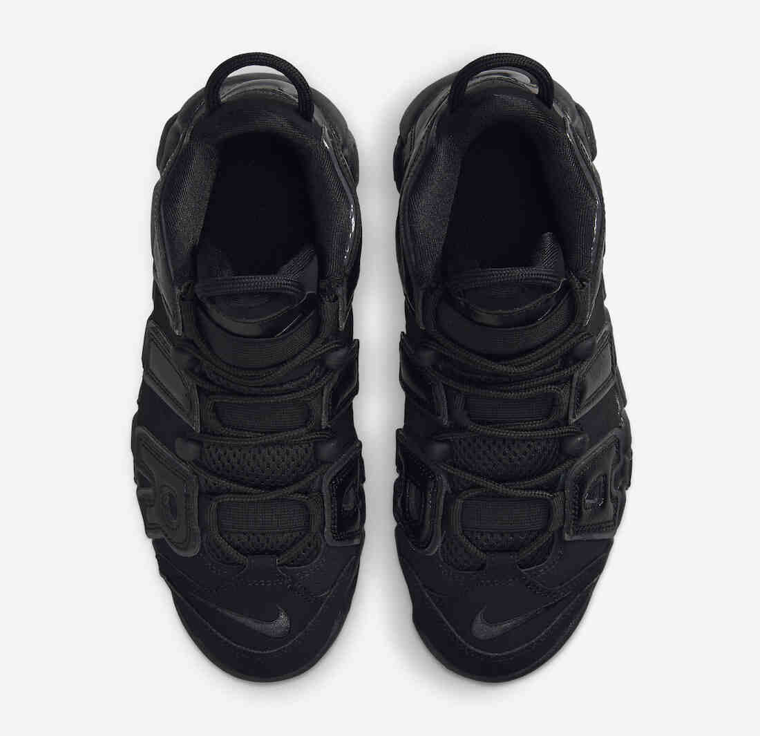 Nike Air More Uptempo GS Triple Black FV2264-001