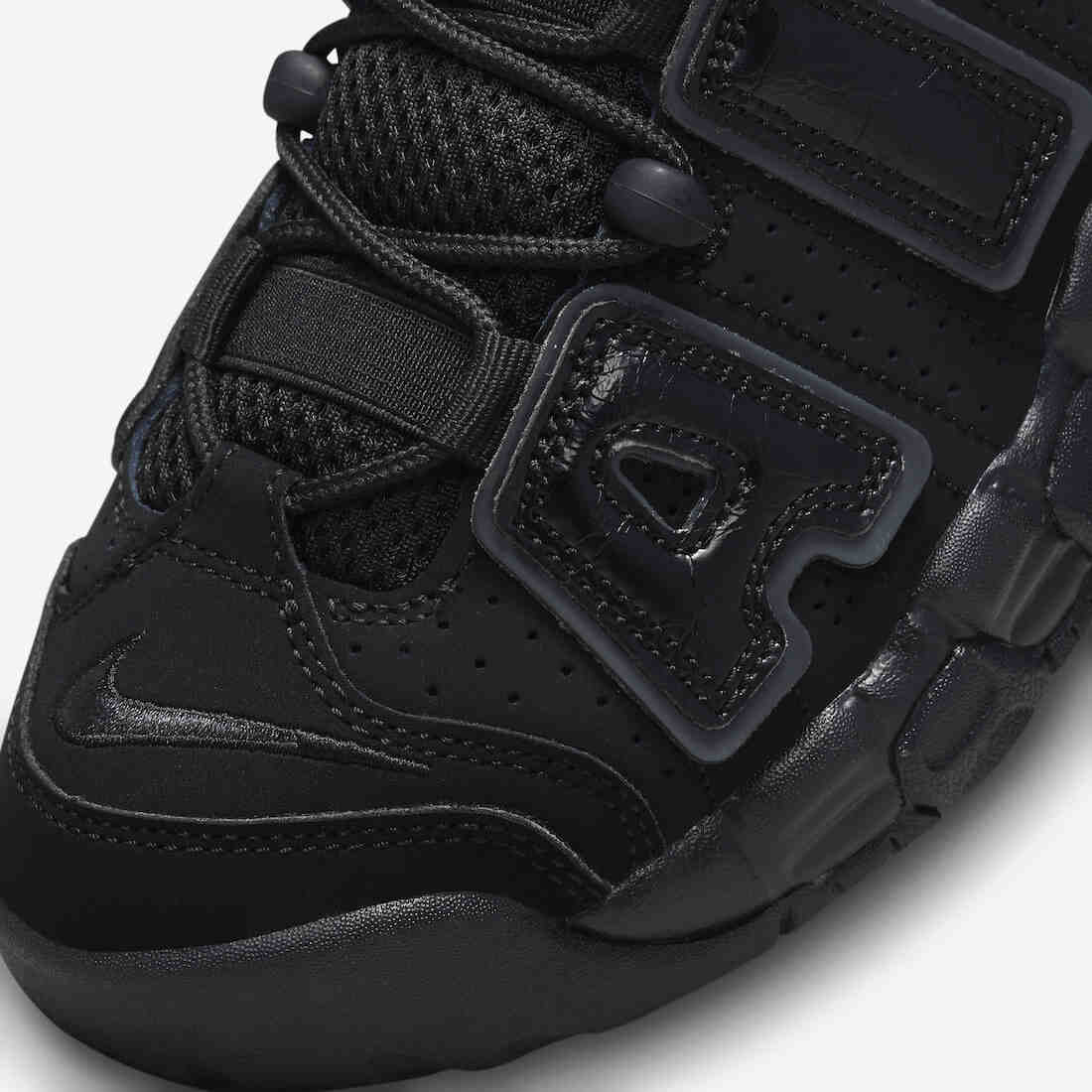 Nike Air More Uptempo GS Triple Black FV2264-001