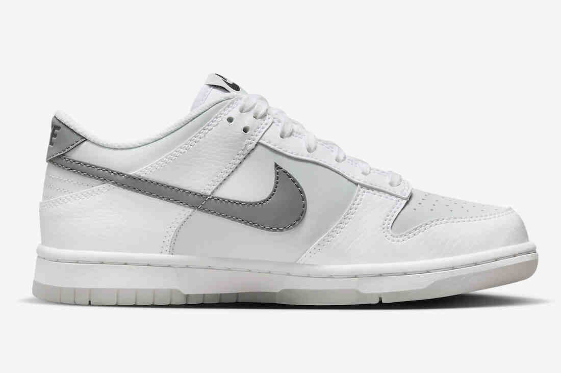 Nike Dunk Low GS Reflective Swoosh FV0365-100