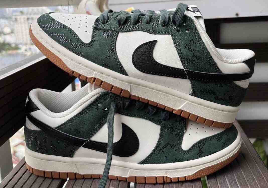 初见：Nike Dunk Low “Green Snake”