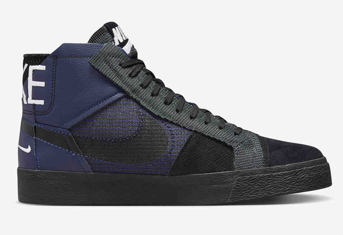 Nike SB Blazer Mid Premium Navy Black FD5113-400