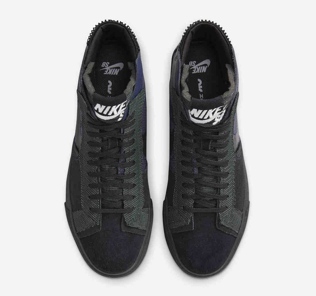 Nike SB Blazer Mid Premium Navy Black FD5113-400