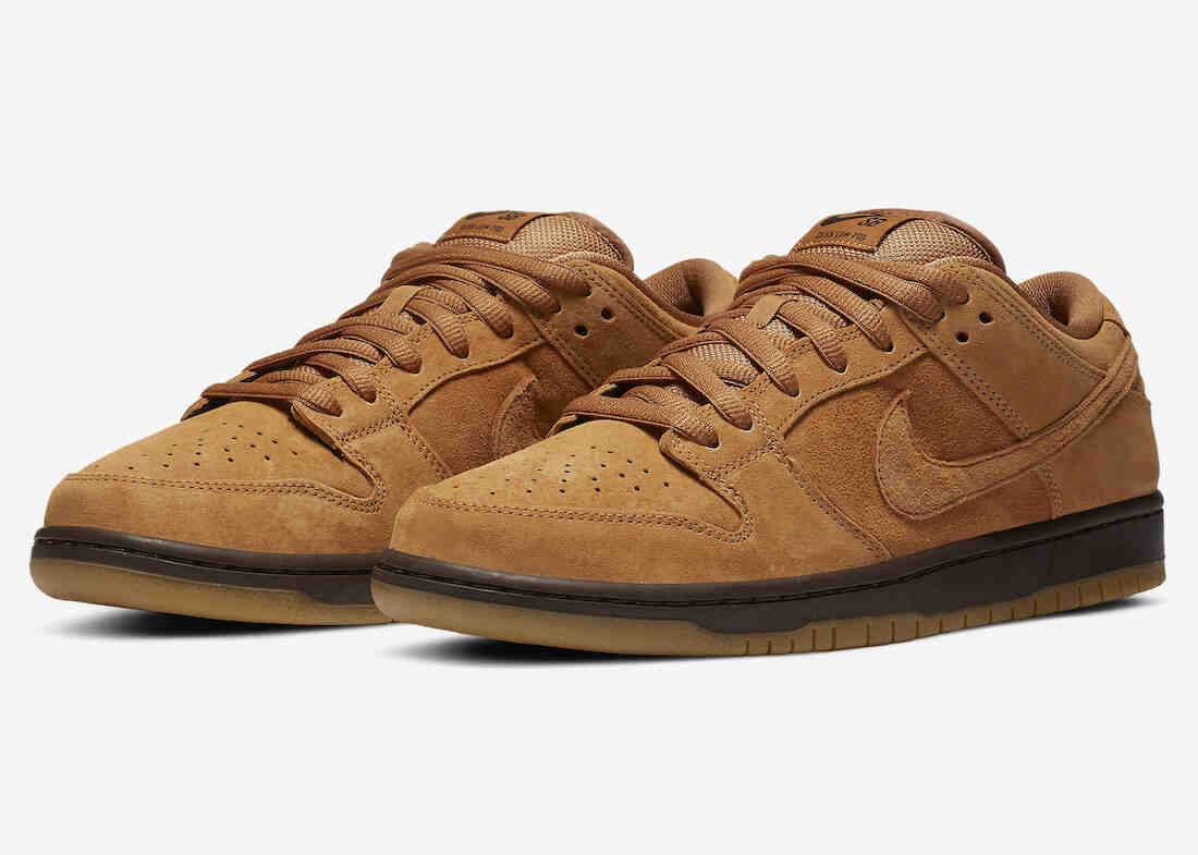 Nike SB Dunk Low Wheat Mocha BQ6817-204 Nike SB Dunk Low Wheat Mocha BQ6817-204