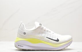 耐克 Nike Infnity G Reactx Run 4 潮流舒适 减震防滑 低帮 运动跑步鞋 女款 白黄 DR2665-102