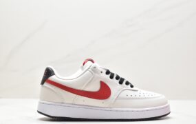 耐克 Nike Court Vision 1Low 百搭透气 休闲运动板鞋 男款 白红色 DM1187-103