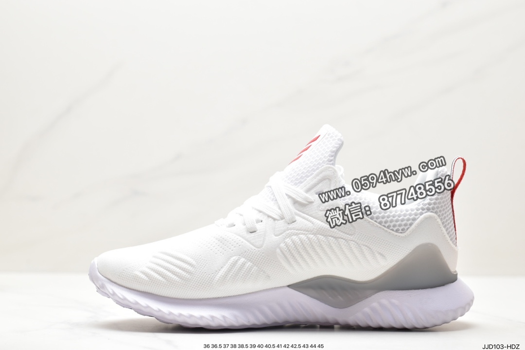 运动鞋, 跑步鞋, CG4769, BOUNCE, Alphabounce, Adidas AlphaBounce Beyond, Adidas - 阿迪达斯 Adidas AlphaBounce Beyond 防滑减震透气 低帮 休闲跑步鞋 白色 CG4769