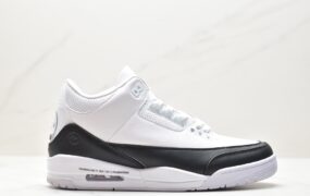 乔丹 Fragment Design x Jordan Air Jordan 3 retro sp“white”藤原浩 耐磨减震 中帮 复古篮球鞋 男女同款 黑白 DA3595-100