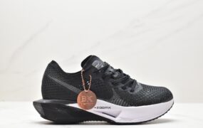 耐克 Nike ZoomX Vaporfly Next% 3 轻便透气 防滑减震 低帮 马拉松跑步鞋 黑色 DV4129-700