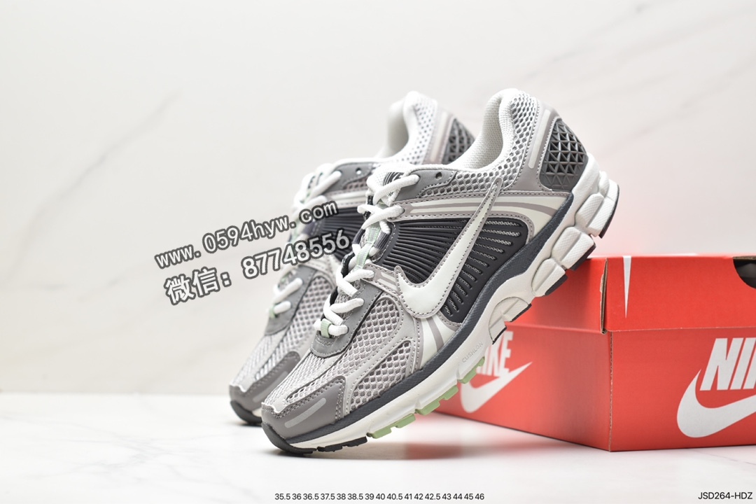 运动鞋, Zoom Air, Zoom, Swoosh, Nike Air Zoom Vomero 5, Nike Air, FB8825-001, Air Zoom - 耐克 Nike Air Zoom Vomero 5 防滑耐磨 低帮 运动跑步鞋 男女同款 灰黑色 FB8825-001