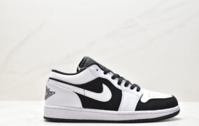 乔丹 Jordan Air Jordan 1 Low 防滑耐磨减震 低帮 休闲运动板鞋 黑白 553558-412