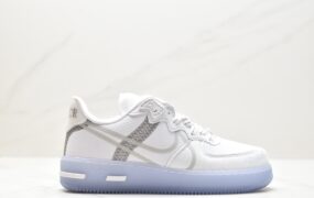 耐克 Nike Air Force 1Low react gs light bone 防滑耐磨 低帮休闲运动板鞋 男女同款 骨白 CQ8879-100