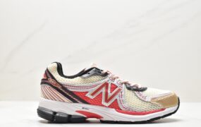 新百伦 AIME LEON DORE x New Balance NB 860 V2 防滑耐磨 低帮 运动休闲鞋 男女同款 橙 ML860AD2