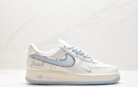 耐克 Nike Air Force 1 Low ’07 米月兰银 防滑耐磨减震 低帮 休闲运动板鞋 BM1996-099