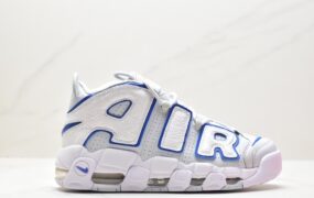 耐克 Nike Air More Uptempo 皮蓬 大Air 防滑耐磨 复古篮球鞋 男女同款 白蓝色 FD0669 100