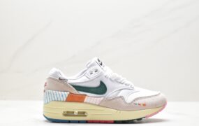 耐克 Nike Air Max 1“AIL Petals United”耐磨透气 低帮 运动休闲鞋 女款 白绿 FQ0256-131