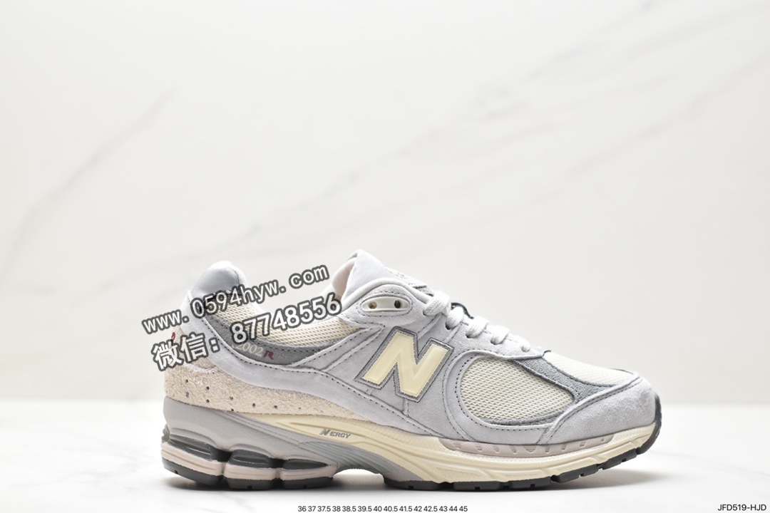 新百伦 New Balance NB 2002R CNY 防滑耐磨 低帮 运动跑步鞋 男女同款 浅米灰色 M2022RLN