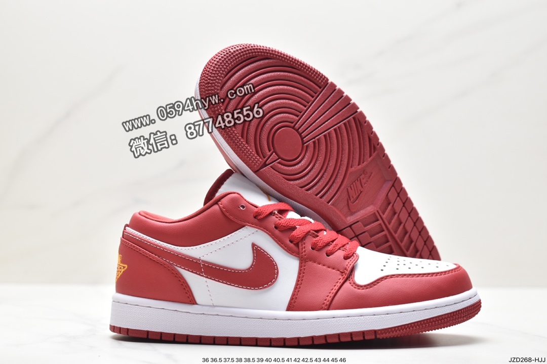 高帮, 篮球鞋, 乔丹, Swoosh, Jordan Air Jordan 1low“cardina“, Jordan Air Jordan 1 Low, Jordan, Air Jordan 1 Low, Air Jordan 1, Air Jordan, 553560-607 - 乔丹 Jordan Air Jordan 1low“cardina“ 耐磨防滑 低帮 复古篮球鞋 男款 白红色 553560-607