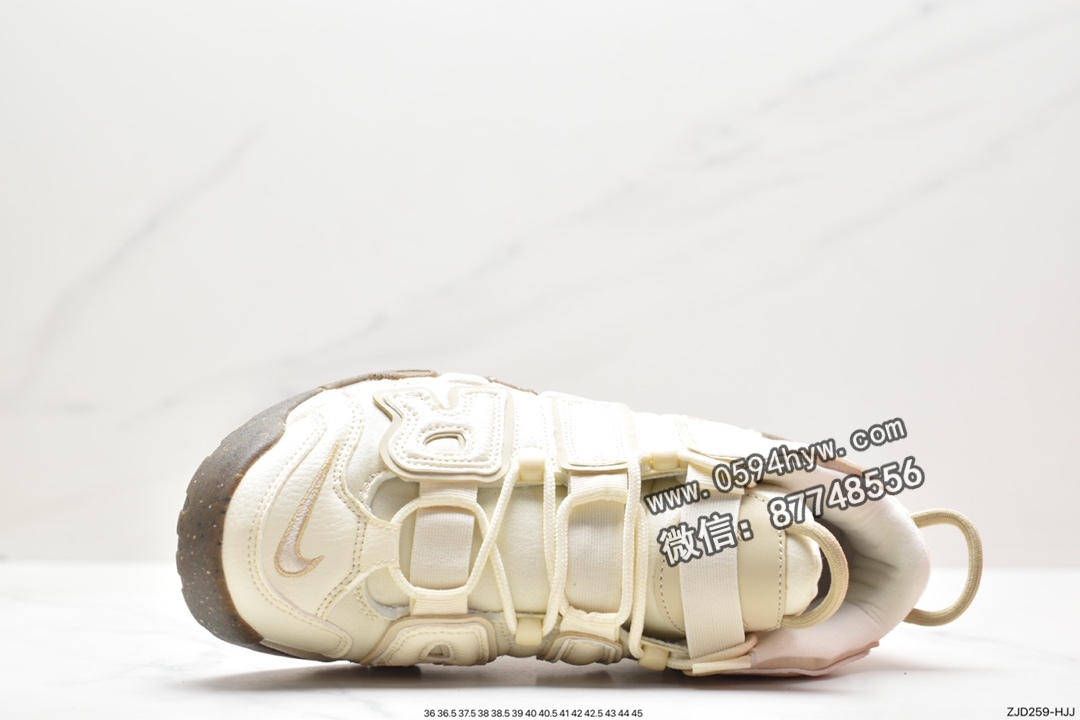 篮球鞋, Nike Air More Uptempo“Coconut Milk”, Nike Air More Uptempo, Nike Air, NIKE, DV7230-100 - 耐克 Nike Air More Uptempo“Coconut Milk”减震防滑耐磨 中帮 复古篮球鞋 GS 米色 DV7230-100