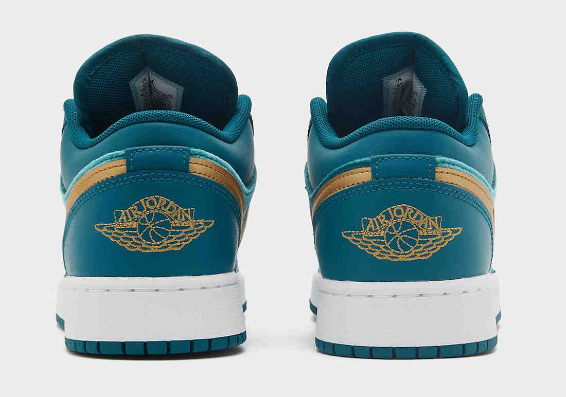 Air Jordan 1 Low GS Velvet Geode Teal FB9896-300