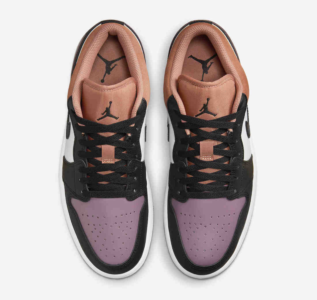 Air Jordan 1 Low Sky J Mauve FB9907-102 Top View