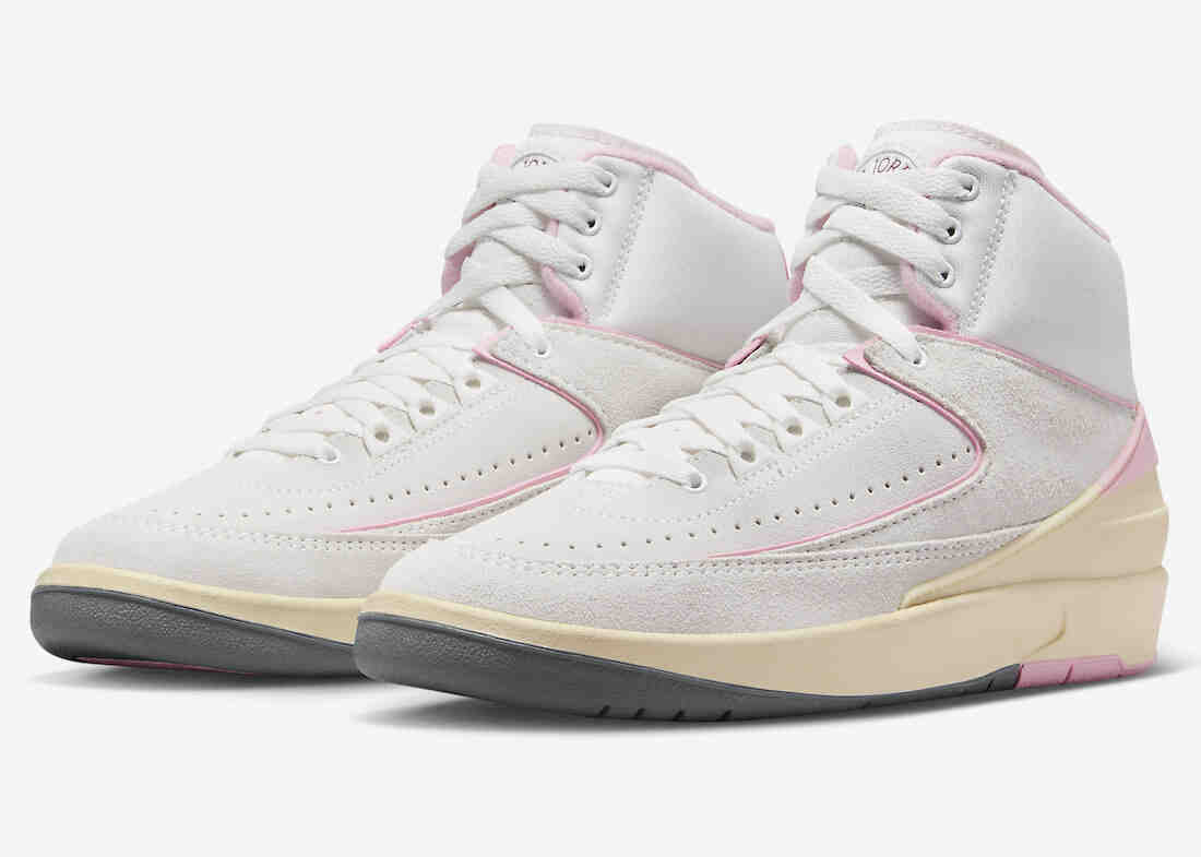 运动鞋, Jordan Brand, Jordan, Air Jordan 2 Soft Pink, Air Jordan 2, Air Jordan - 女款 Air Jordan 2 "Soft Pink" 的官方照片