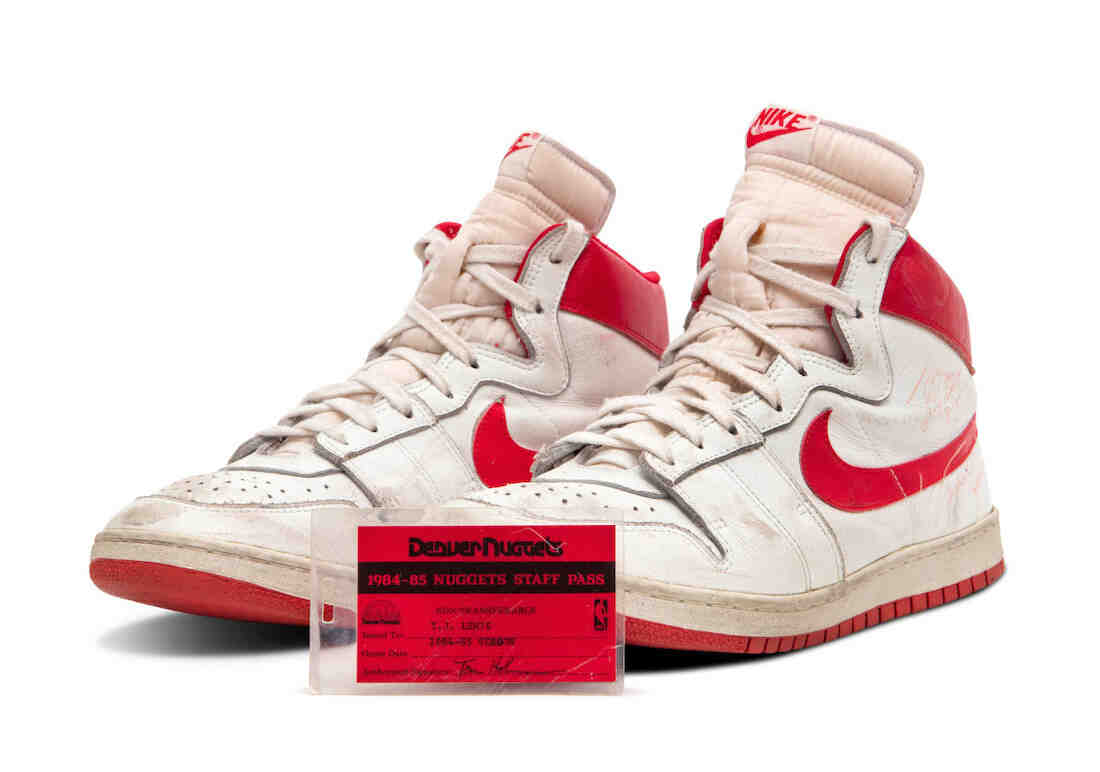 Michael Jordan 1984 Nike Air Ship White and Red Up For Auction
