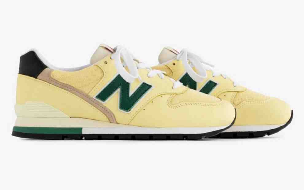 Pale Yellow New Balance 996 Made in USA by Teddy Santis