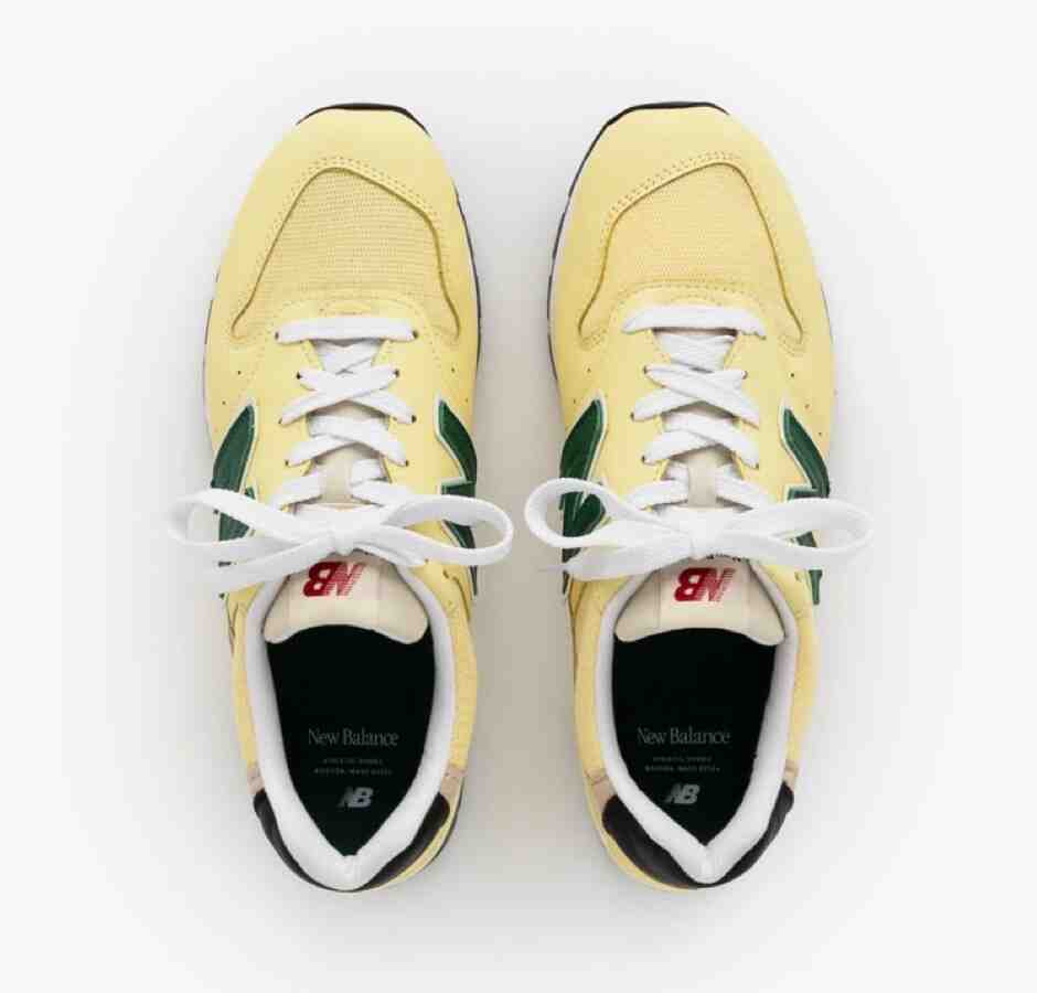 Pale Yellow New Balance 996 Made in USA by Teddy Santis