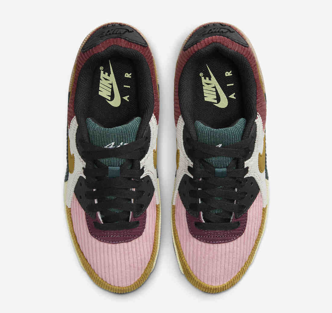 Multi-Corduroy Air Max 90 Top View