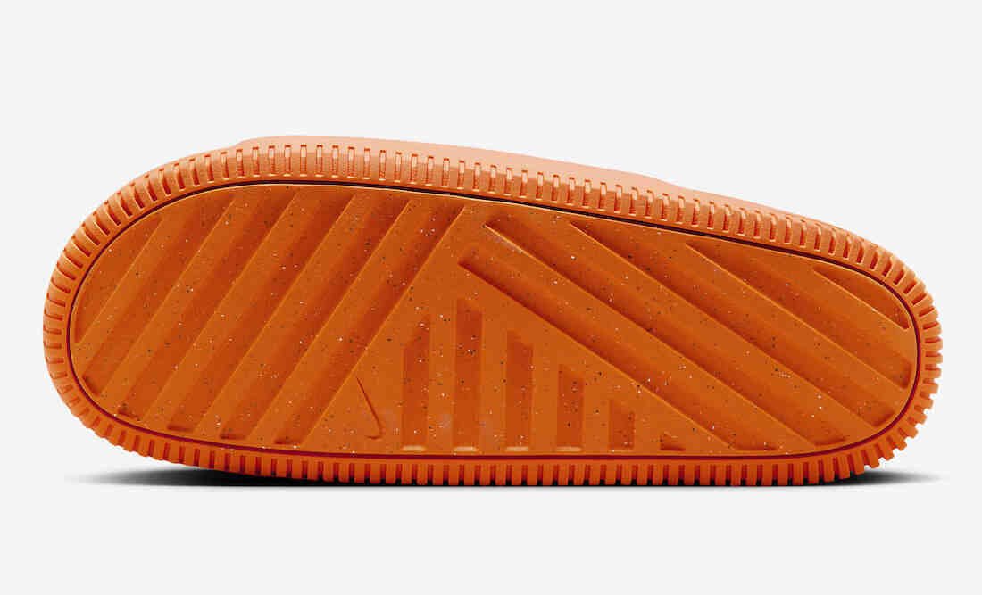 Nike Calm Slide Orange Rubber Outsole