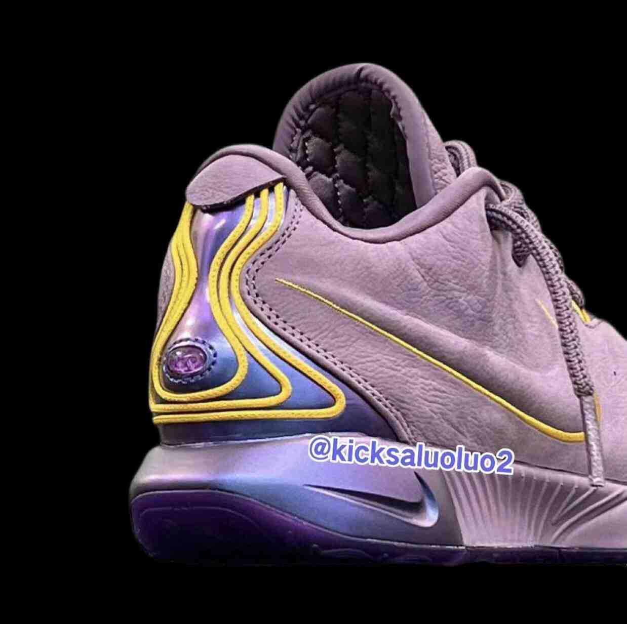 Nike LeBron 21 Violet Dust FV2345-500 Heel