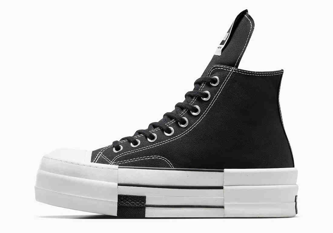 欧文, 匡威, Rick Owens, Converse Chuck 70, Converse, Chuck 70 - 匡威 x 瑞克-欧文斯（Rick Owens）推出 DRKSHDW DBL DRKSTAR Chuck 70，提升了品牌形象。