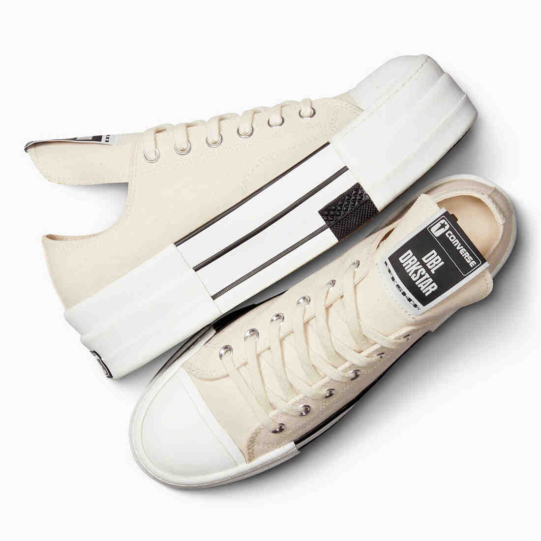 欧文, 匡威, Rick Owens, Converse Chuck 70, Converse, Chuck 70 - 匡威 x 瑞克-欧文斯（Rick Owens）推出 DRKSHDW DBL DRKSTAR Chuck 70，提升了品牌形象。