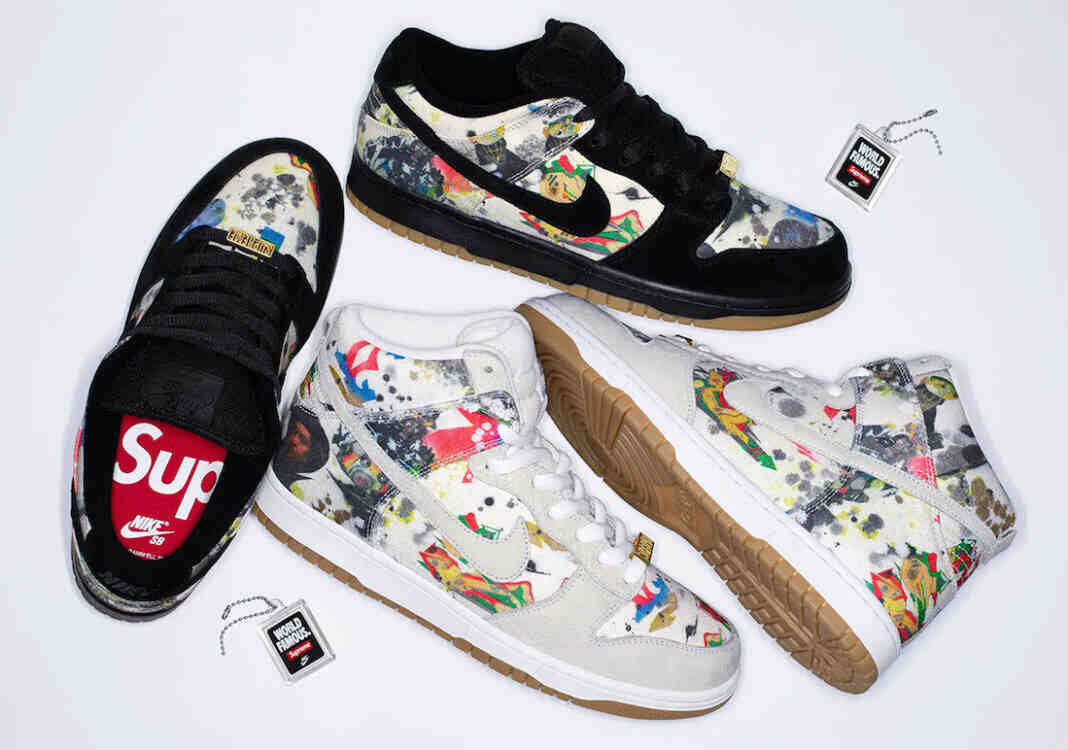 Supreme 确认 “Rammellzee “耐克 SB Dunks 将于 8 月 31 日发布