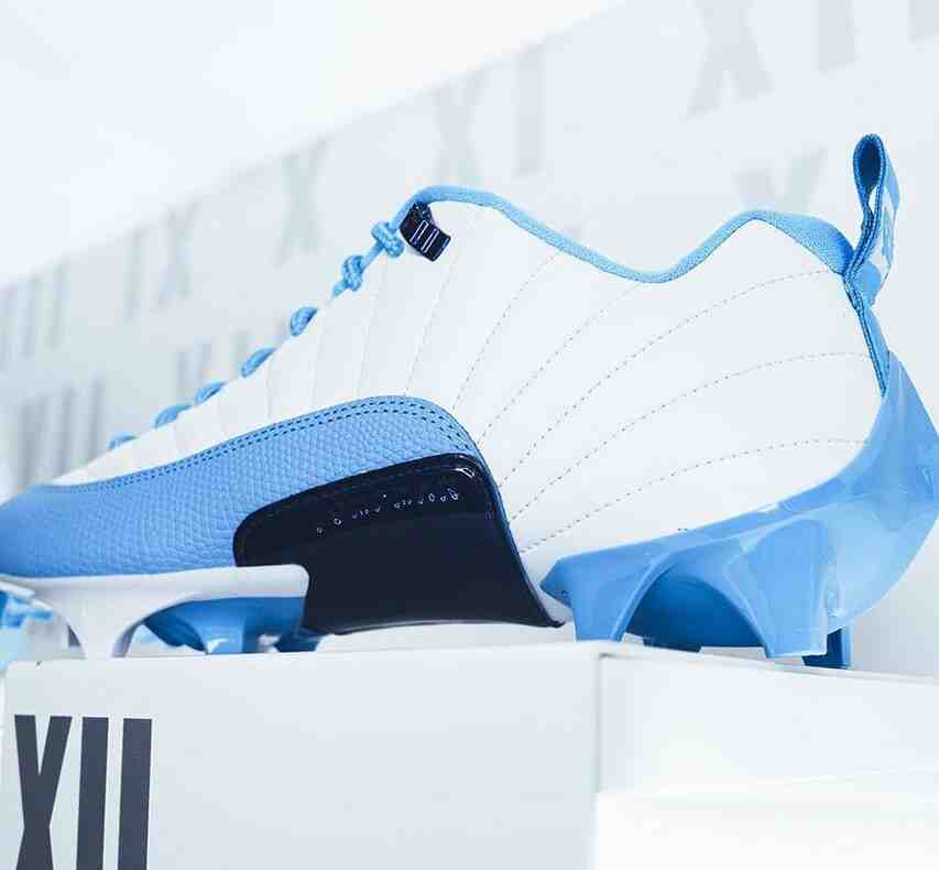 UNC Jordan 12 PE Cleat