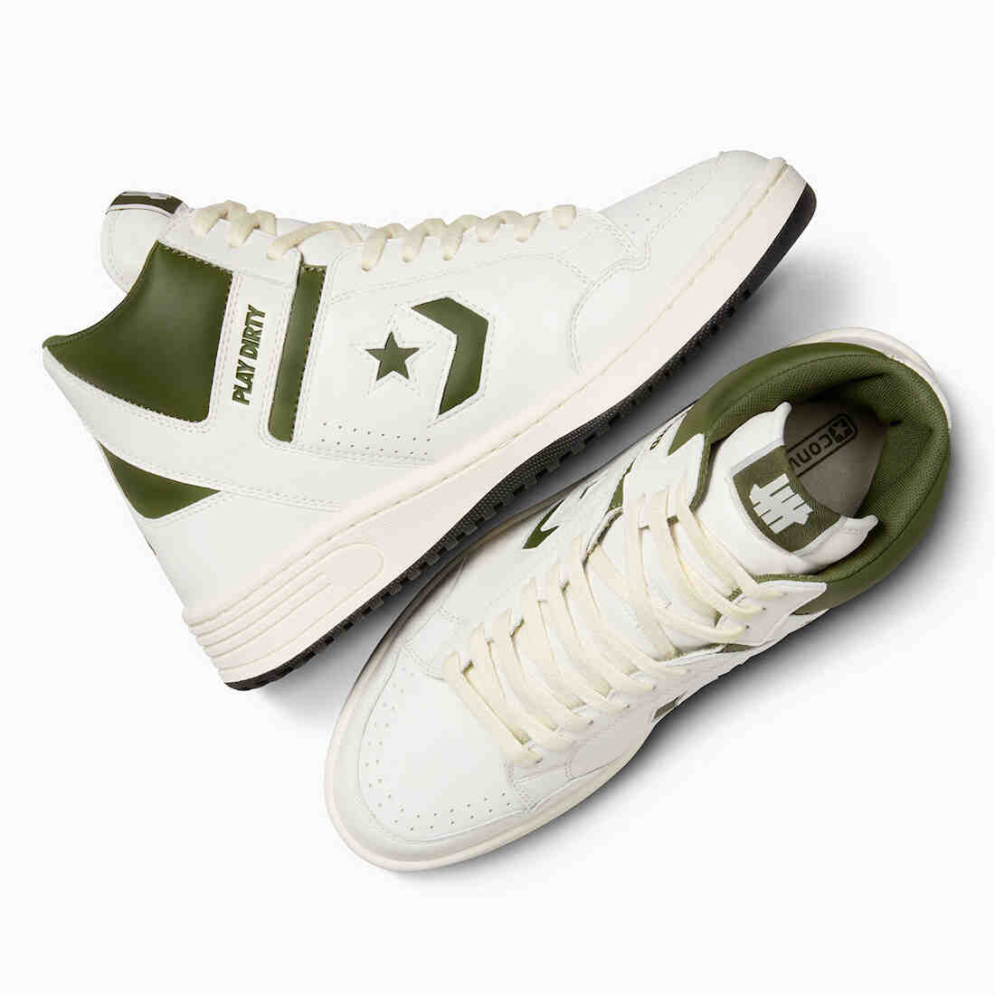 Undefeated x Converse Weapon White Green