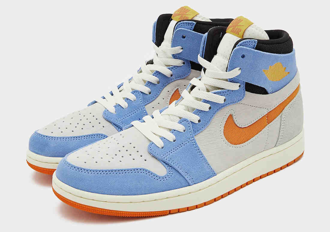 Zoom, Jordan, HIGH, Air Jordan 1 Zoom CMFT 2, Air Jordan 1 High Zoom, Air Jordan 1, Air Jordan - Air Jordan 1 High Zoom CMFT 2 皇家脉冲和阿尔法橙色款式亮相