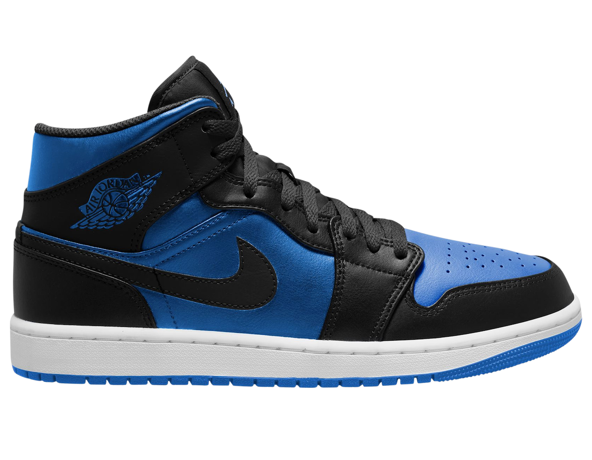 Air Jordan 1 Mid Black Royal Metallic DQ8426-042