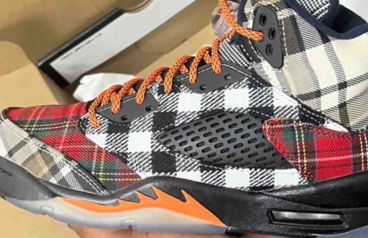 儿童版Air Jordan 5 “格纹”将于10月20日发布 Jumpman, Jordan 5, Jordan, Air Jordan 5, Air Jordan - 儿童版Air Jordan 5 “格纹”将于10月20日发布