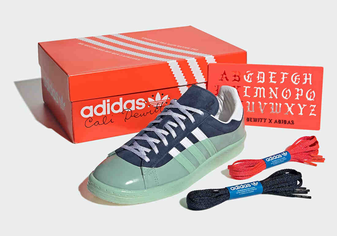 Cali DeWitt x adidas Campus 80s联名系列将于9月28日发布。