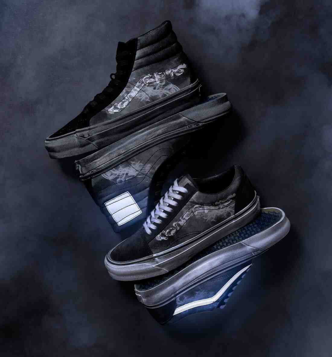 Vans SK8-Hi, Vans Old Skool, Vans, Sk8-Hi, Concepts - Concepts x Vault by Vans "烟雾与镜子 "套装 9 月 8 日发布